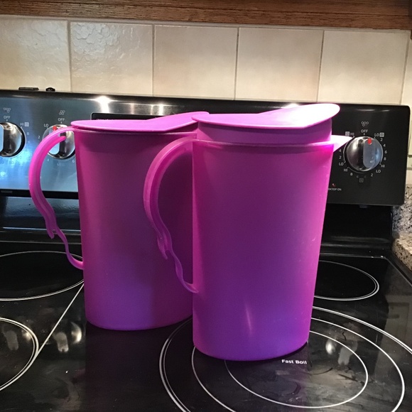 Tupperware Other - Tupperware Vintage Impressions Purple  Oval Pitcher-2 quarts/8.75 cups